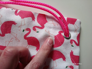 Bulles de Plume DIY Sac à coulisses (couture facile)