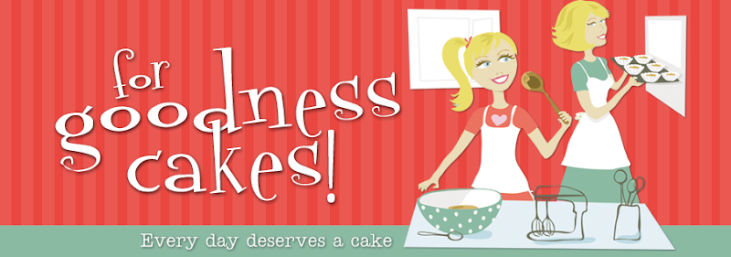 For Goodness Cakes Blog Design