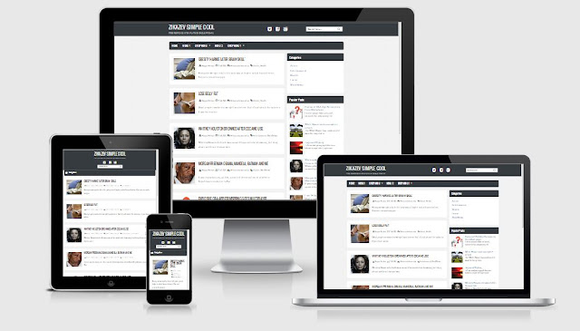 Zikazev Simple Cool Responsive Blogger Template