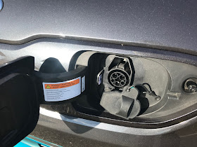 Charging port in 2019 Kia Niro EV