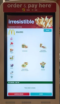 McDonald's kiosk