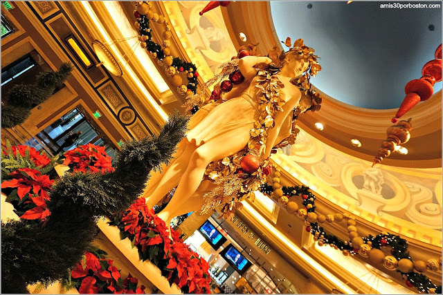 Navidad en Las Vegas 2017: Decoraciones en el Hotel Caesar Palace