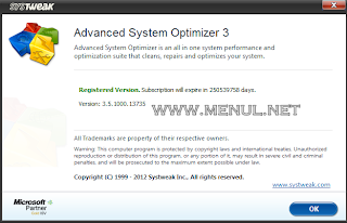 Advanced System Optimizer 3.5.1000.13735 + Crack