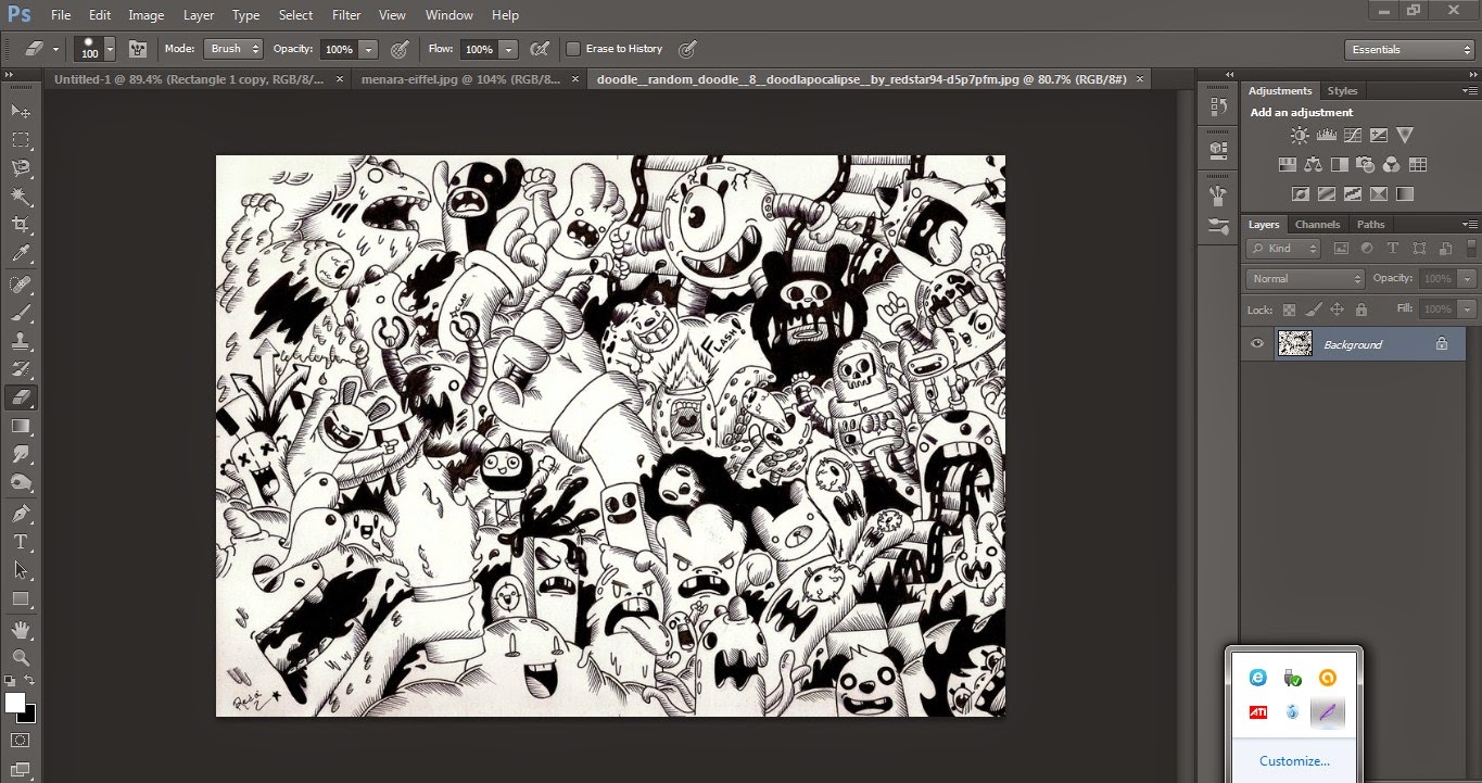 Membuat Doodle Art Photoshop Design Indonesia