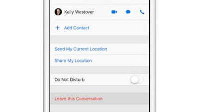 Cara Meninggalkan Group Chat di iPhone Messages