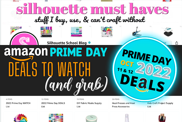 silhouette 101, silhouette america blog, amazon prime day, silhouette deals, silhouette products