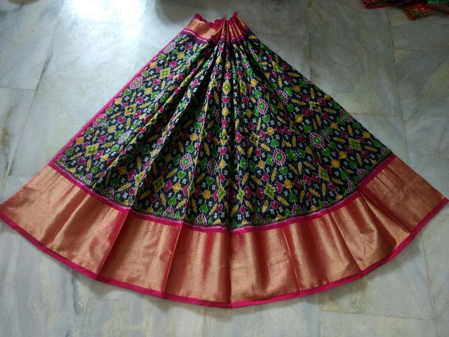 Silk lehenges