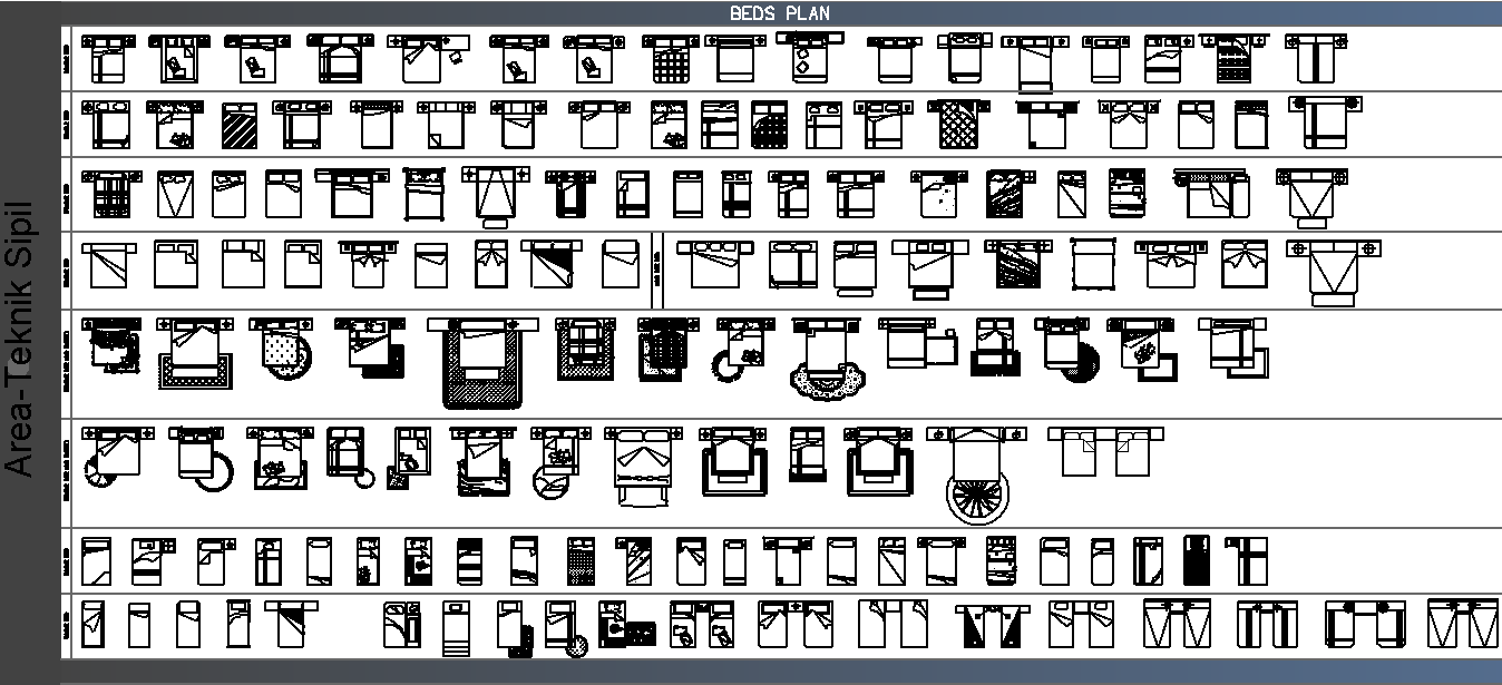 Download Block  Furniture Rumah AutoCAD  Area TEKNIK SIPIL