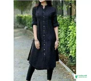 Girls Kurti Dresses - Girls Kurti Designs 2023 - Kurti Collection Images - Ladies Kurti Designs - stylish kurti design - NeotericIT.com - Image no 16