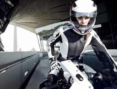 Anna Featured in BMW Motorrad Days Fashion Shoot