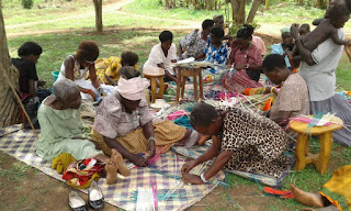 Women crafting for livelihood