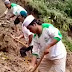FPI Brebes Bersihkan Rumah Korban Longsor di Desa Winduaji, Paguyangan Kabupaten Brebes