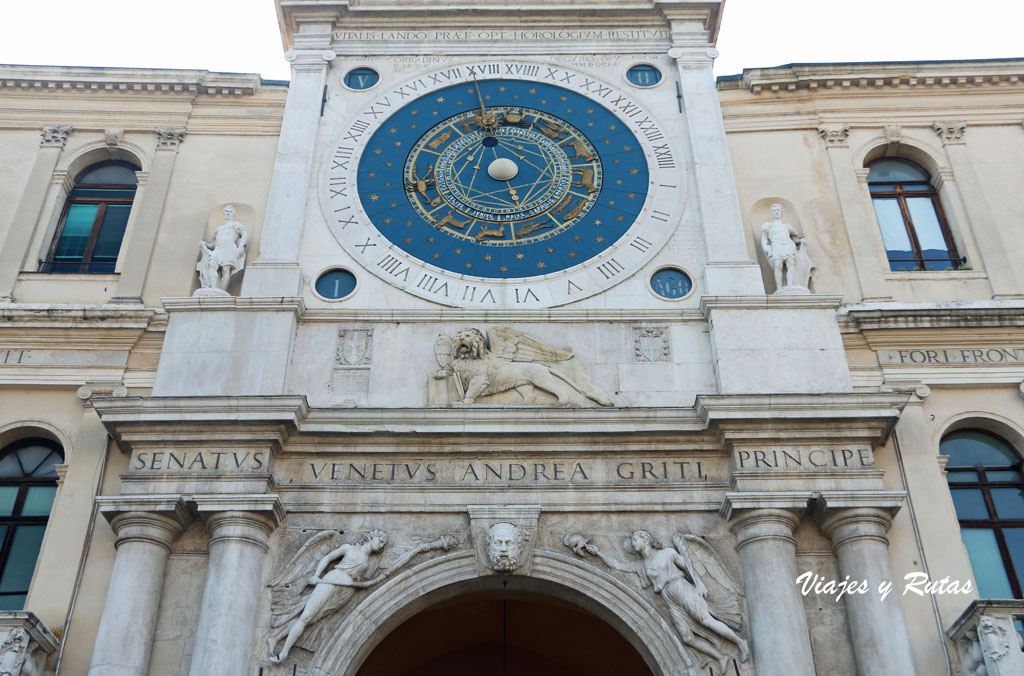 Torre dell’Orologio (reloj astronómico) de Padua