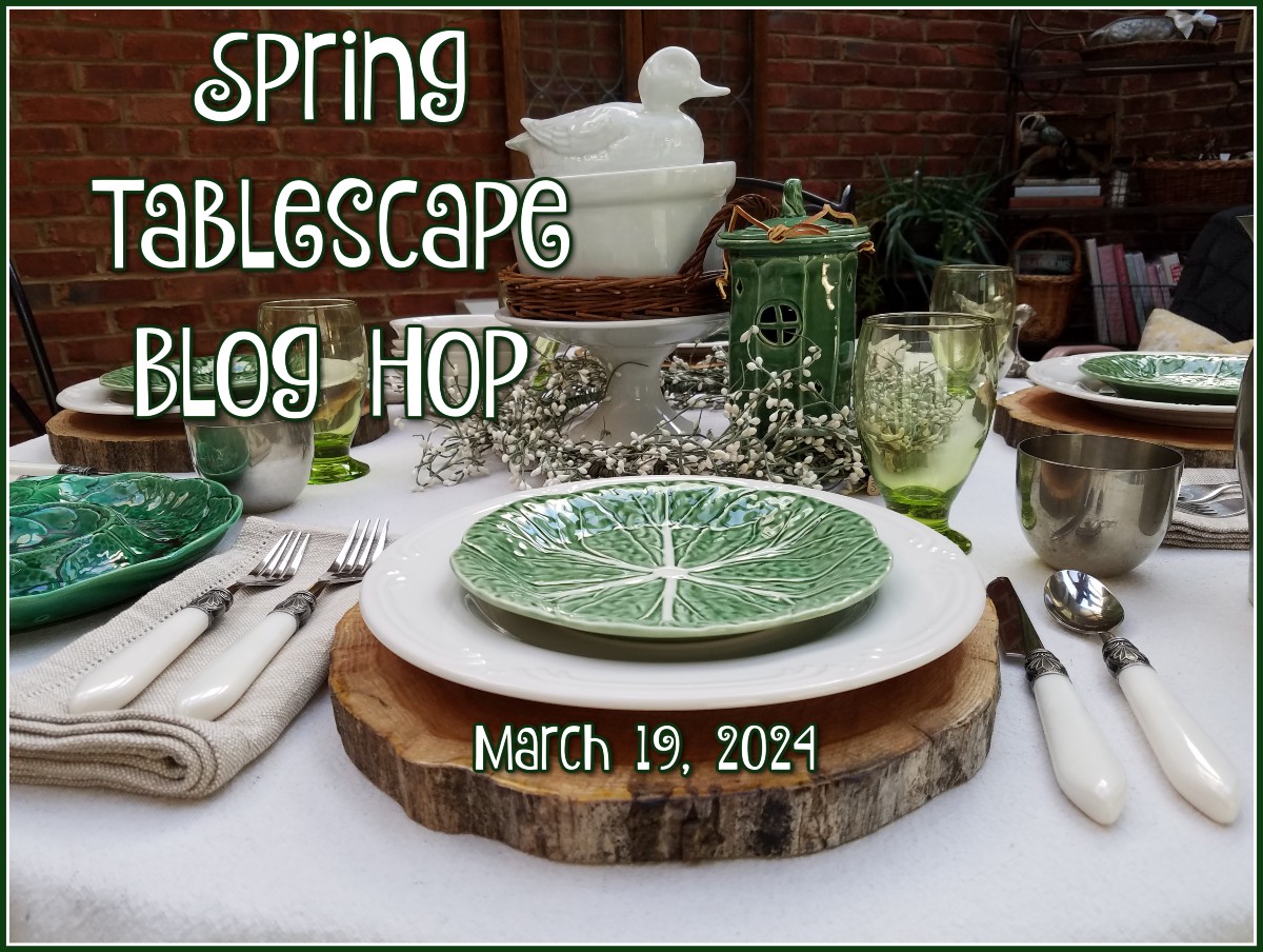 Spring tablescape blog hop