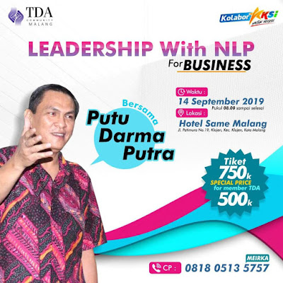 Event Leadership with NLP di Malang 2019 terbaru