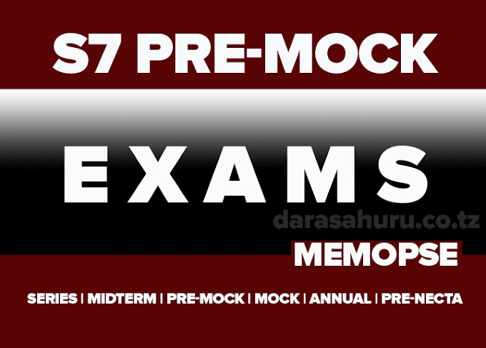 MEMOPSE Pre - National Standard Seven Exams April 2024