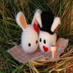 PATRON GRATIS CONEJOS NOVIOS AMIGURUMI 22851