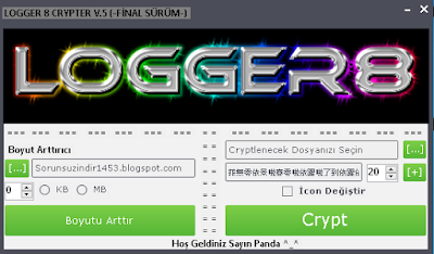 Logger8 Crypter v5 Final İndir 2016,fud