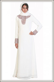 Abaya Blanche