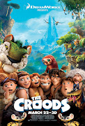 . were shots of very colourful backgrounds and cool looking creatures. (thecroods)