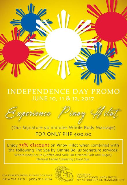 Independence Day Promo at The Spa By Omnia Bellus