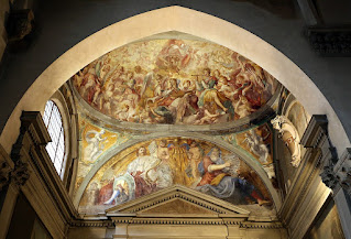 Frescos by Bernardino Poccetti in the Cappella Strozzi of Santa Trinita
