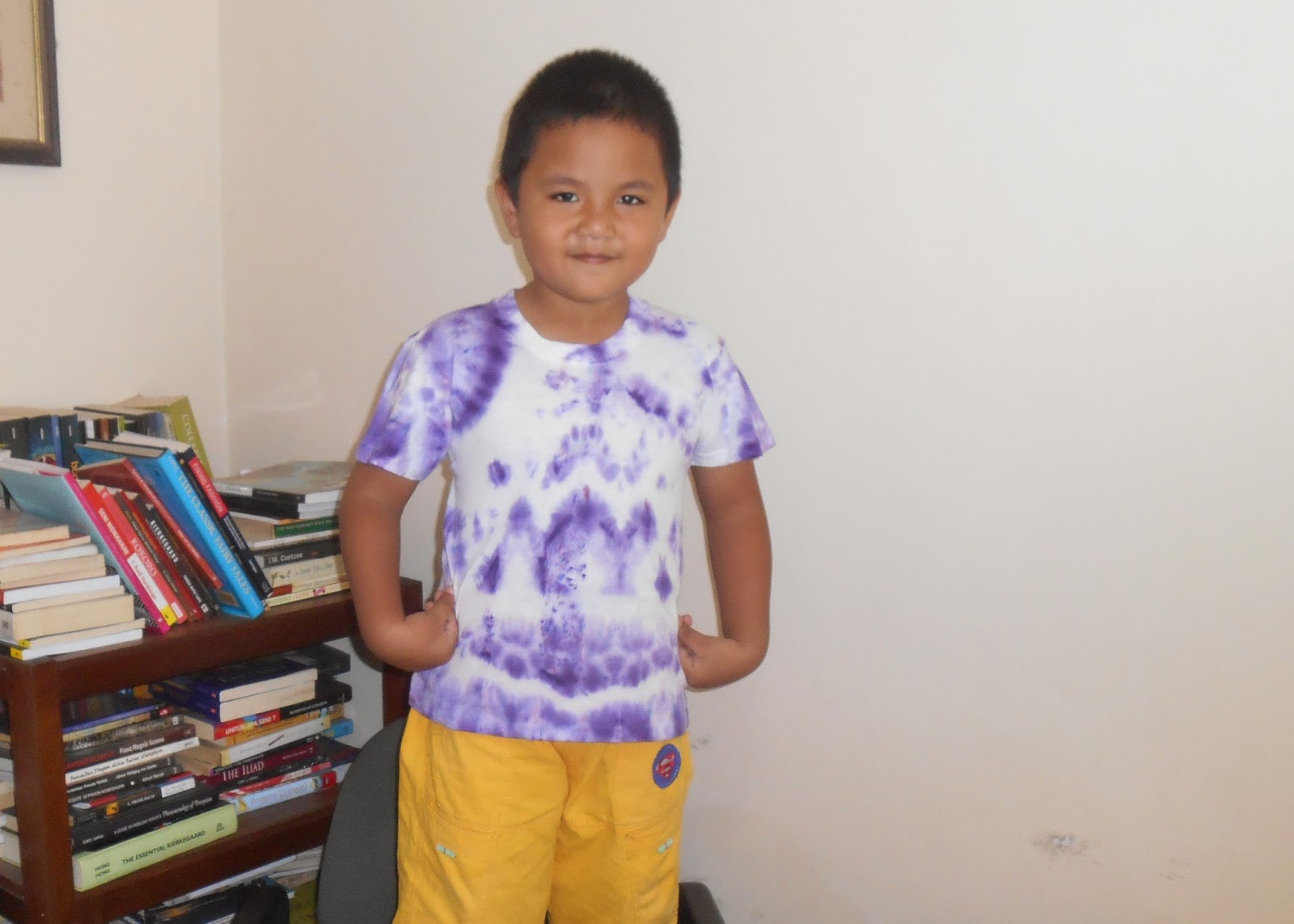 Little Kid Shibori Purple Tees Refashion Yuk Refashion