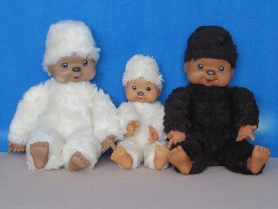 kiki monchhichi fake bootleg tiemi monkenoo stof-dyr