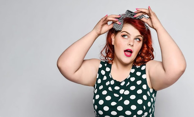 fat women Add a bandana