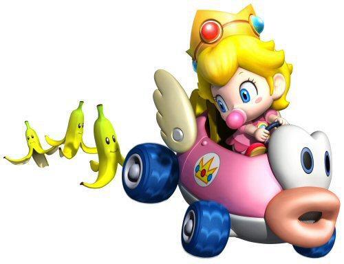 princess peach and mario cartoon. princess peach mario kart.