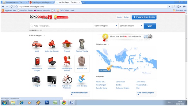 CONTOH E-COMMERCE  sistem informasi