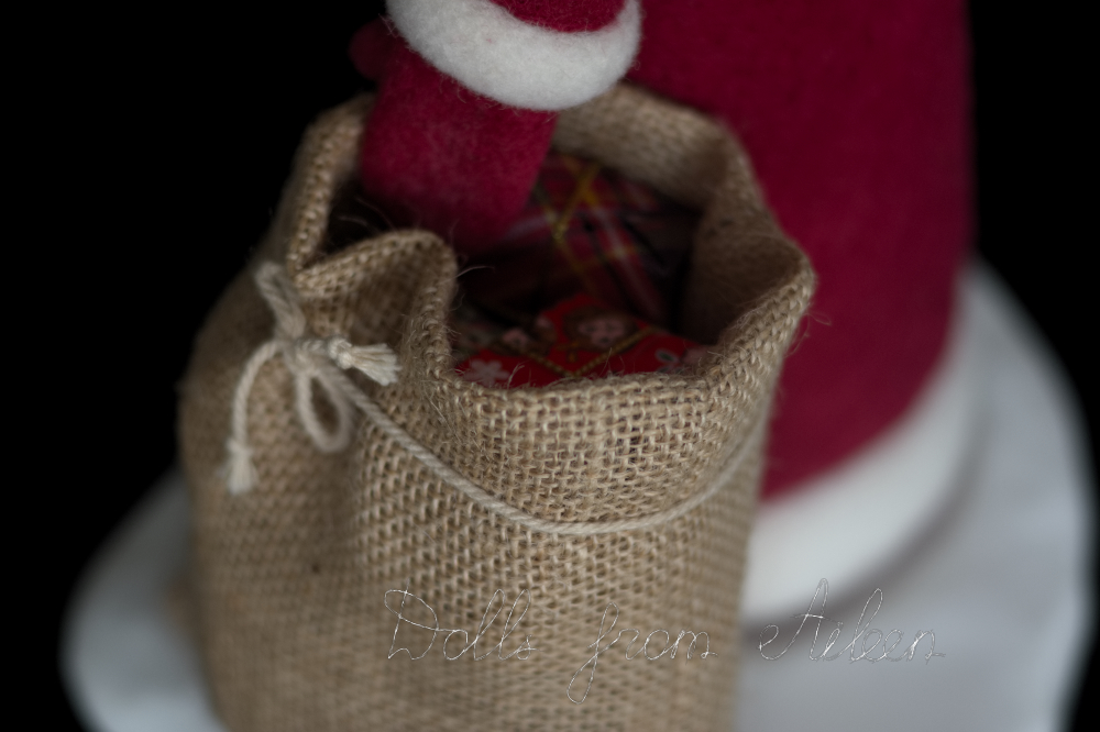 Santa's sack with presents inside