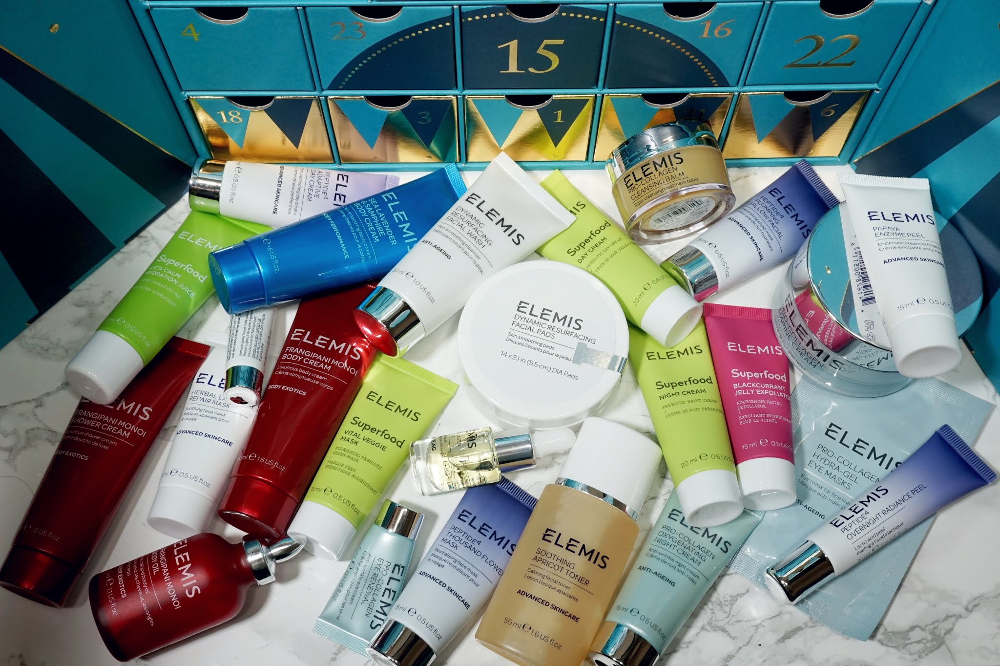 Elemis 25 Days of Spectacular Skin Advent Calendar Review