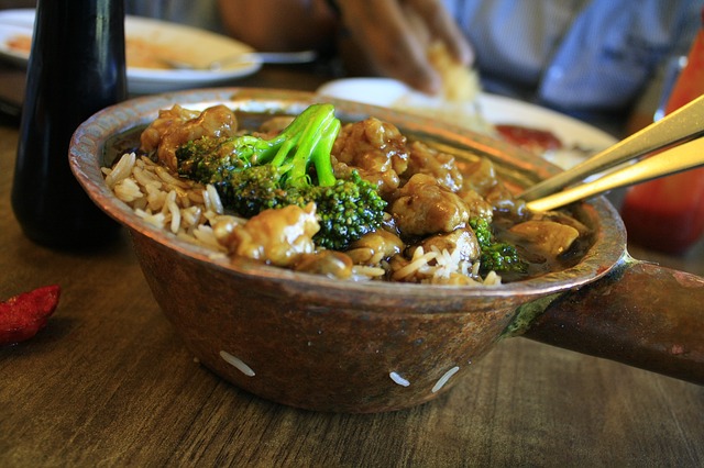 Bowl of Beef and Broccoli with Rice