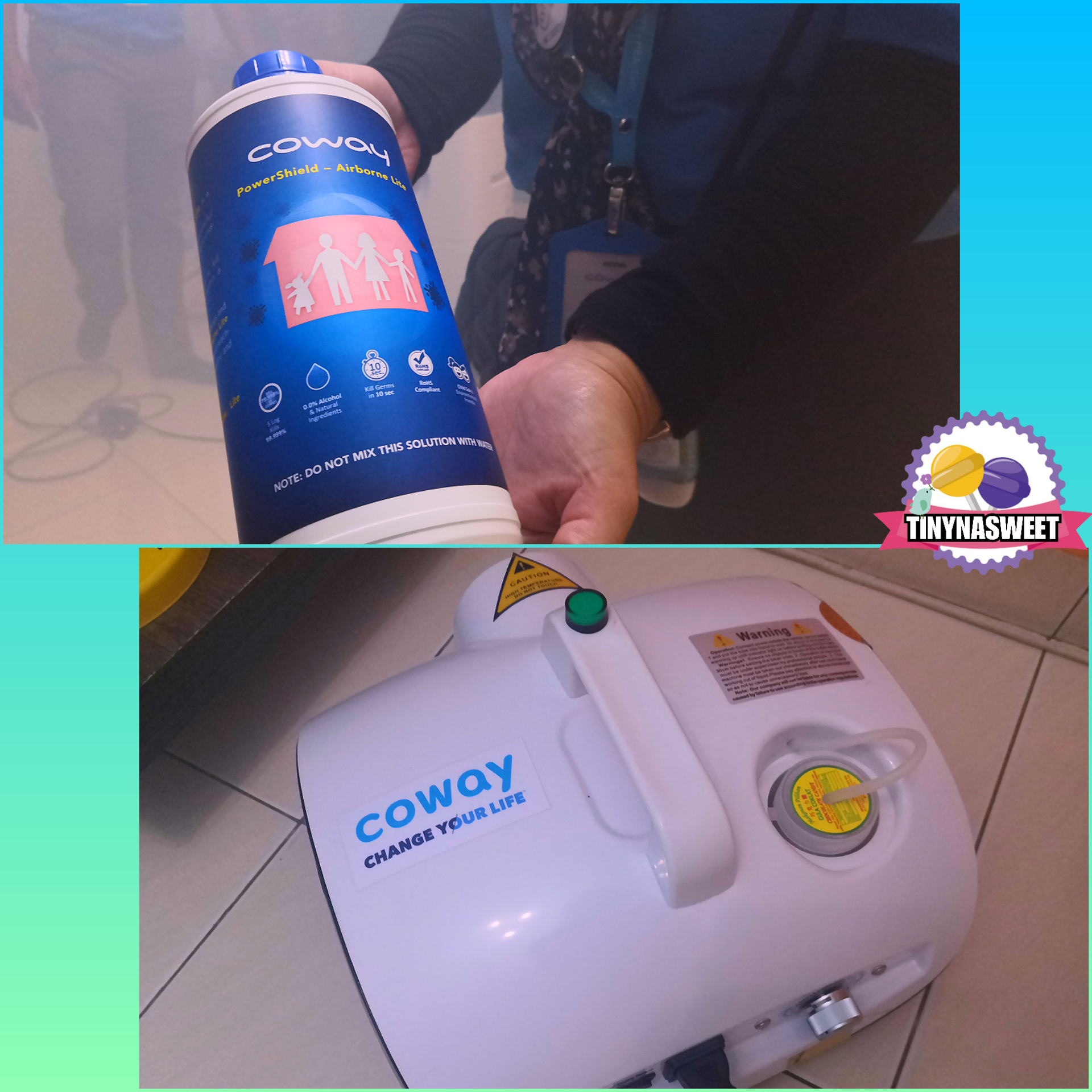 Fogging Sanitasi Rumah Percuma Dengan Coway 2021 Tiny Na Sweet