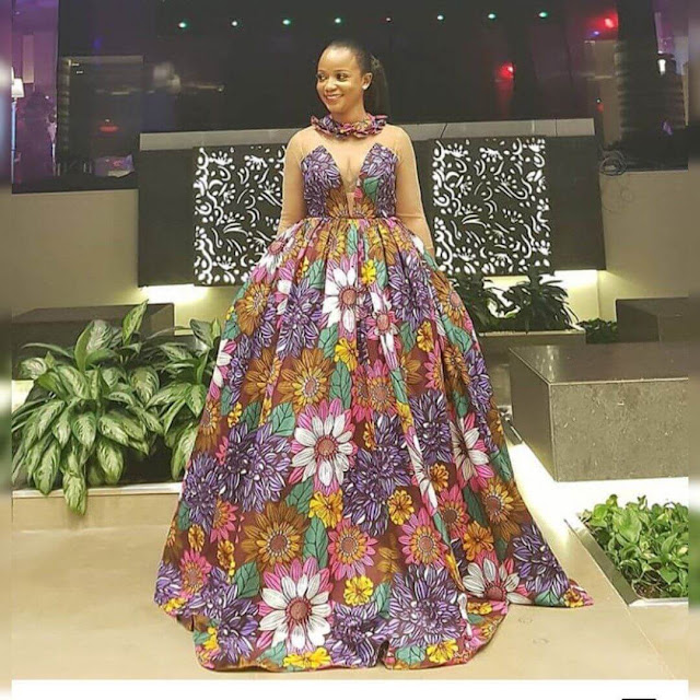 African Dresses Ball Gown.