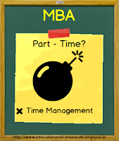 difference between part time and full time mba