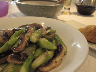 Majestic Bay Seafood Restaurant, asparaguses mushrooms