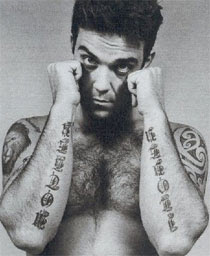 robbie williams tattoo