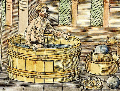 Archimedes in his bath