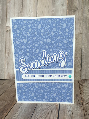 Sending Smiles stampin up fun fold card