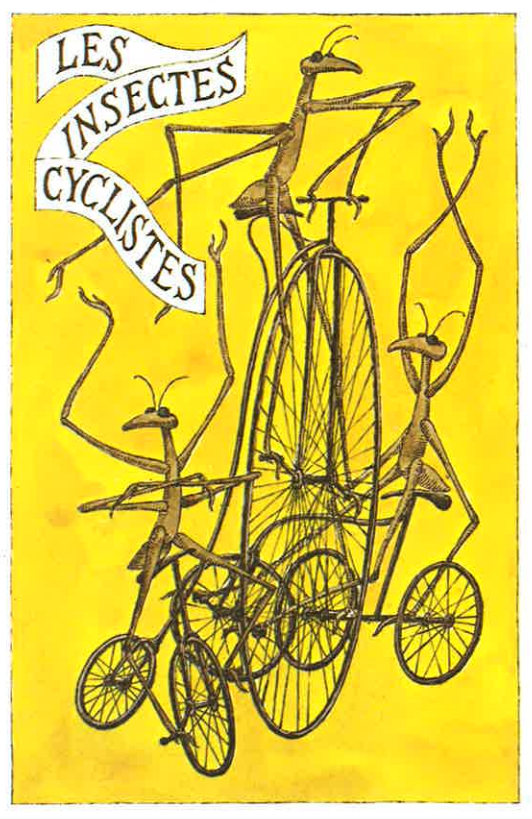 The Retrogrouch Edward Gorey Cycling Illustrations