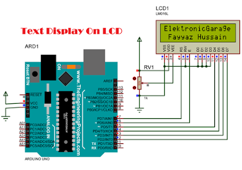 LCD 16x2 Interfacing with Arduino (Text Displaying)