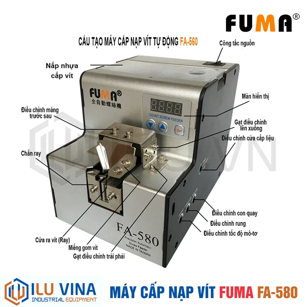 Tinh năng nổi bật của máy cấp vít tự động FA-580