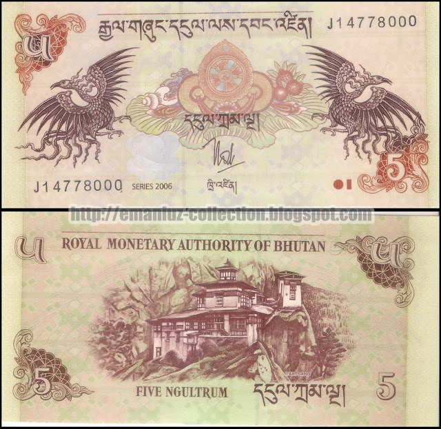 Banknotes | Bhutan | 5 Ngultrum