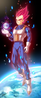 Gambar Foto Vegeta Super Saiyan God Terbaru