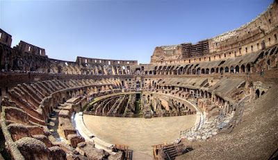 The Colosseum Rome Italy In side