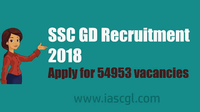 SSC Constable GD Recruitment 2018