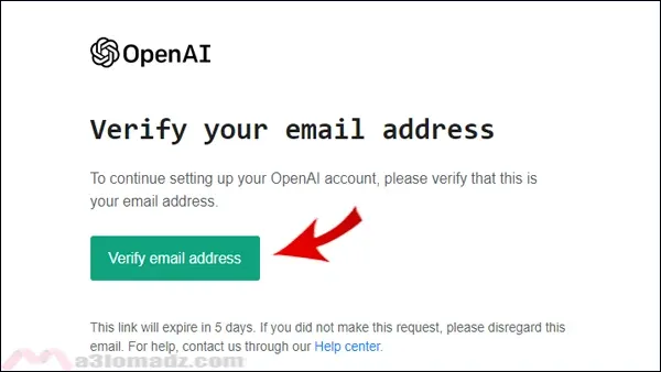 Chatgpt verify email