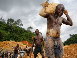 Beautiful Photography Picture of Illegal Miners in Ghana